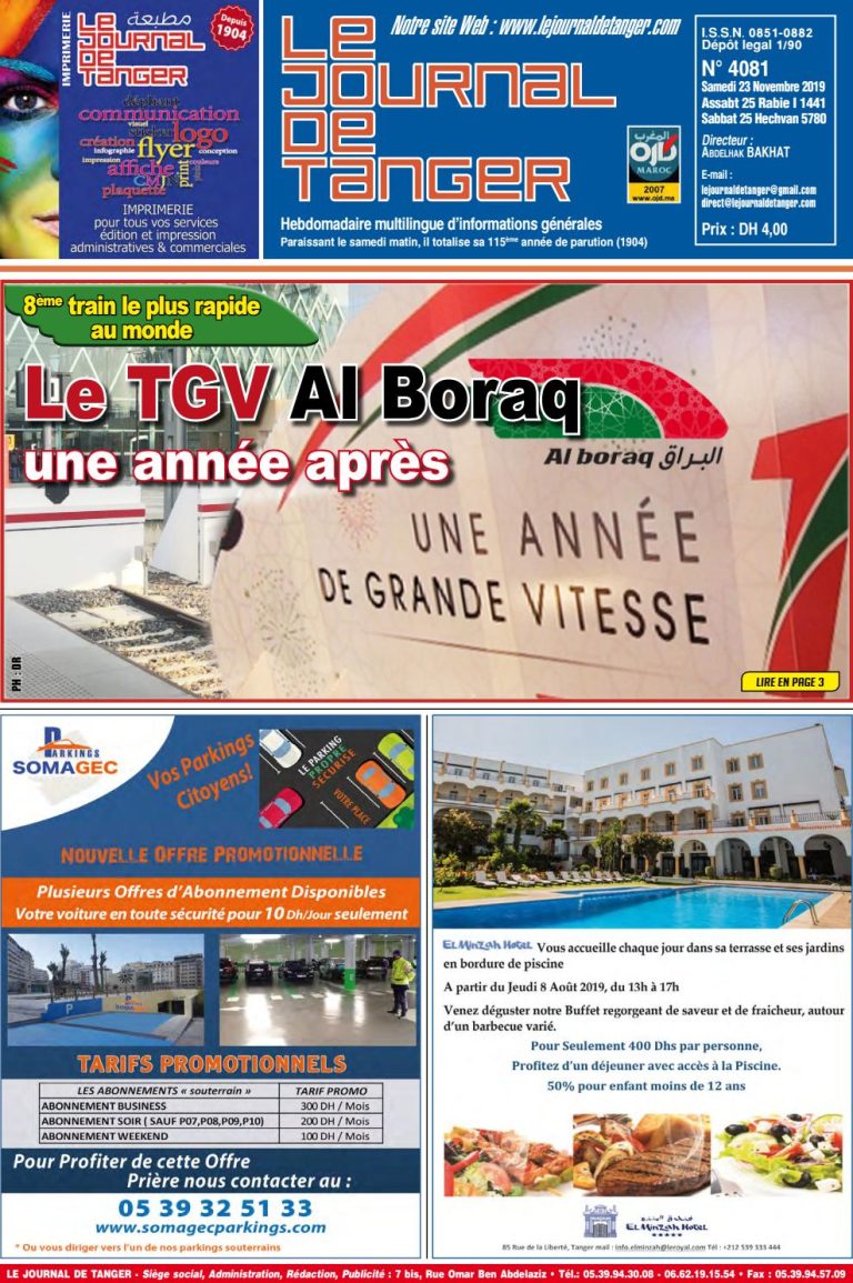 JDT 23 Novembre 2019